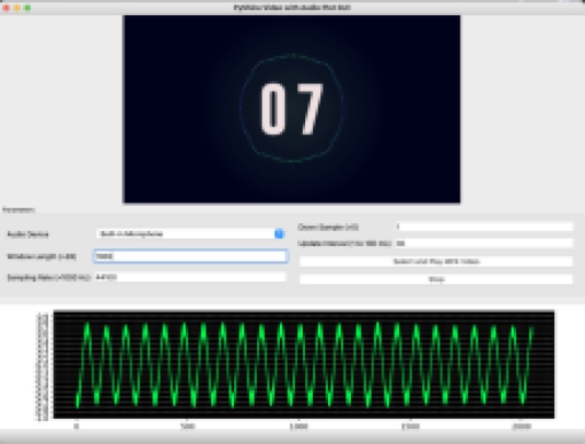 PytQt5 Video and Audio GUI with start and stop buttons