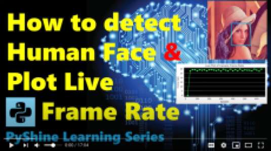 How to plot realtime frame rate of a web camera