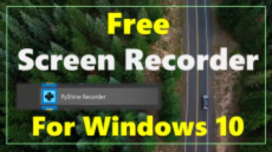 Free Audio Video Screen Recorder for Windows 10