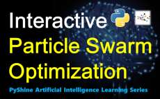 How to make an interactive PSO algorithm in Python