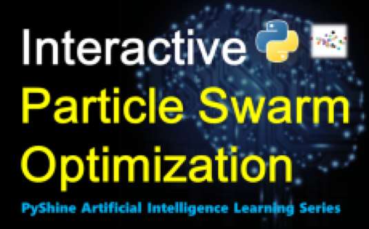 How to make an interactive PSO algorithm in Python