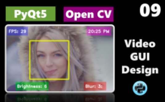 PytQt5 GUI design and Video processing with OpenCV