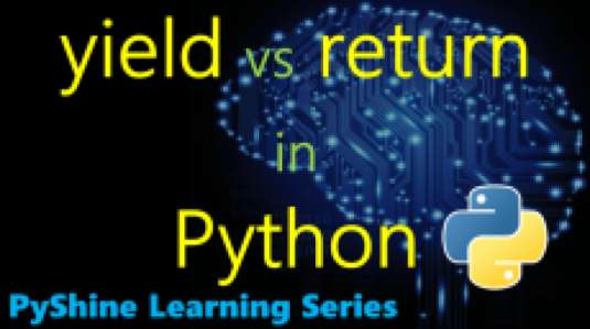 What are yield and return statements in Python